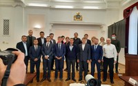 Валерий Денисов принял участие в официальной встрече с делегацией Республики Узбекистан