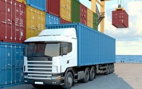 55,8% прибывающих в морские порты грузов вывозится автотранспортом