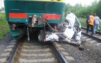В Пермь приедет поезд с машинами после автоаварий